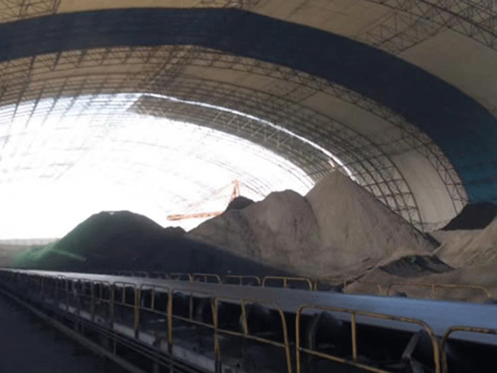 富锦煤棚料仓网架